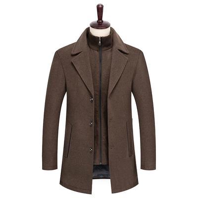 Herbst und Winter Neue Business Wollmantel Herrenmode Mantel Herren