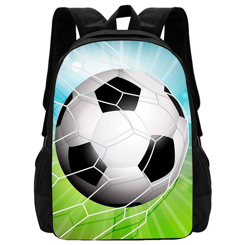 Football School Bag High Definition Waterproof Printing Multi-Functional Load Reduction Ridge Backpack