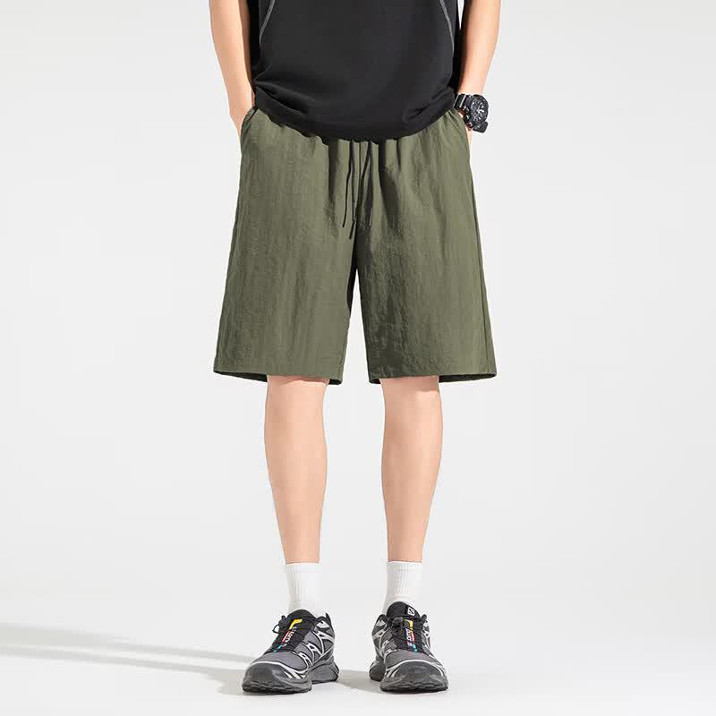 MINISO Men's Summer Ice Silk Cargo Shorts