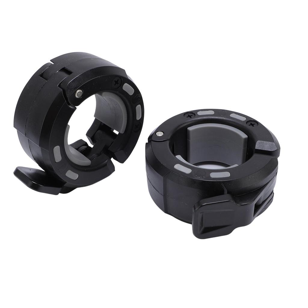 2PCS Barbell Clamps Magnetic Quick Release Weight Bar Plate Locks Collar Clips for 50mm Barbell Workout Weightlifting
