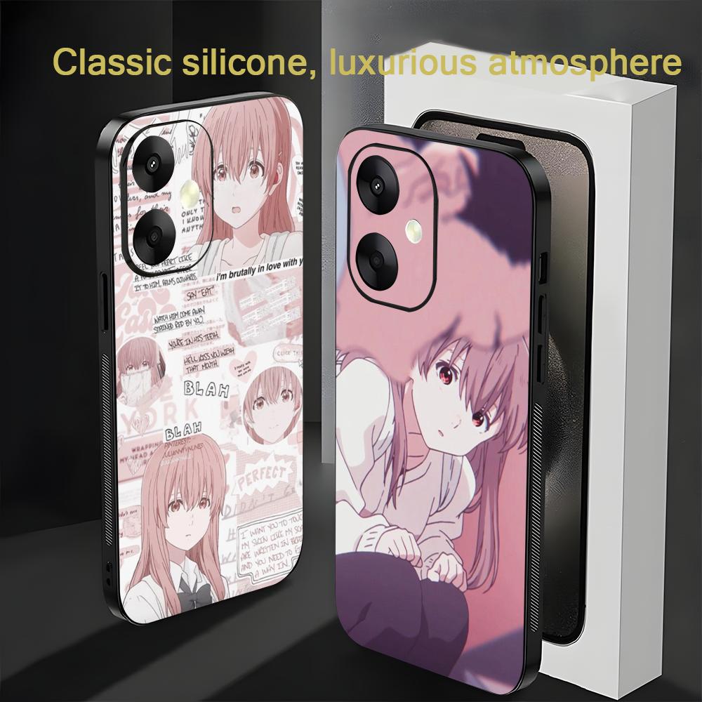 Popular Anime A Silent Voice Phone Case For Xiaomi Redmi 14C 13C 12C Note14 13 12 11 10 Pro Plus S Soft Black Phone Cover