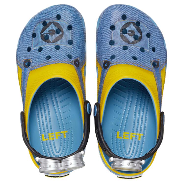 Crocs Minions EVA Classic Clog Sandals Unisex Blue-yellow