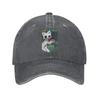 Zoonomaly Cartoon Steam Game Washed Denim Cap Casual Baseball Caps Adjustable Hat Summer Unisex Baseball Hats