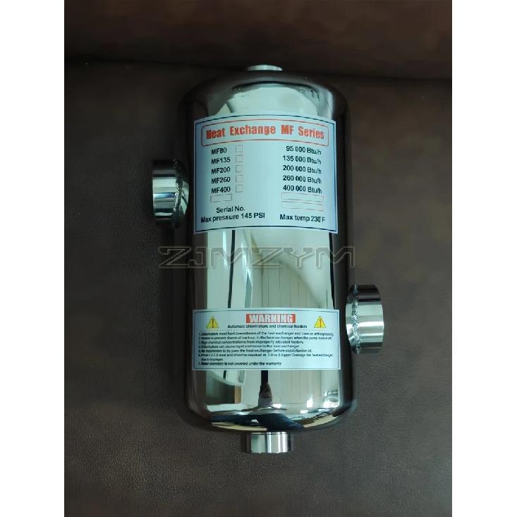 MF80/MF135/MF200/MF260 Hot and Cold Water Exchanger Swimming Pool Tube Heat Exchanger 3T Hot and Cold Water Transfer Device