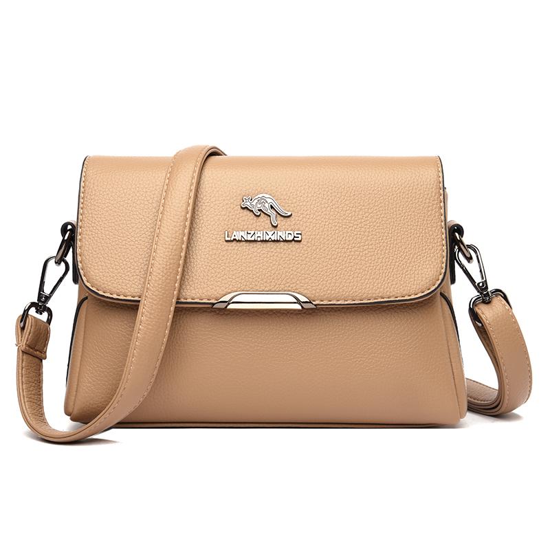 High-quality Leather Crossbody Bag Fashion Women Luxury Ladies Shoulder Messenger Bag