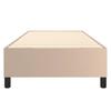 Vidaxl Bed Frame, Cappuccino, 90X190 Cm, Upholstered with Faux Leather
