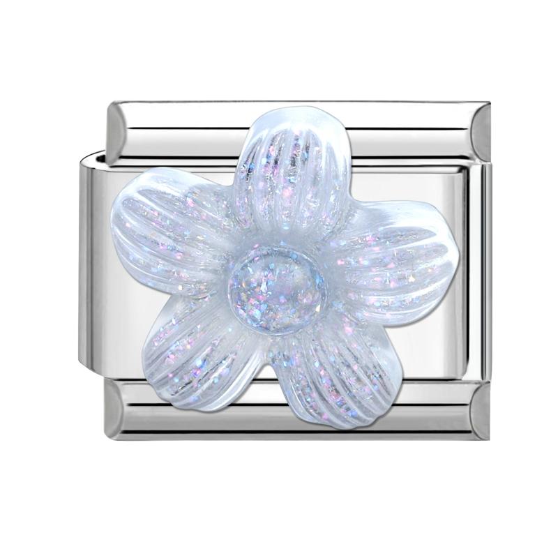 Fashion Heart Bow Knot Butterfly Star Rose Flowers Italian Charm Links Fit 9mm Stainless Steel Bracelet Women DIY Making Gift