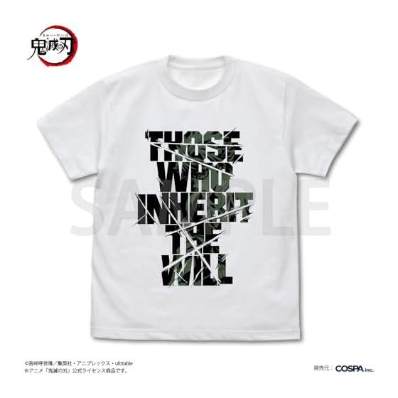 [Official] Cospa Anime  Demon Slayer: Kimetsu no Yaiba  Miya Fushikawa Breath of the Wind T-shirt WHITE L size