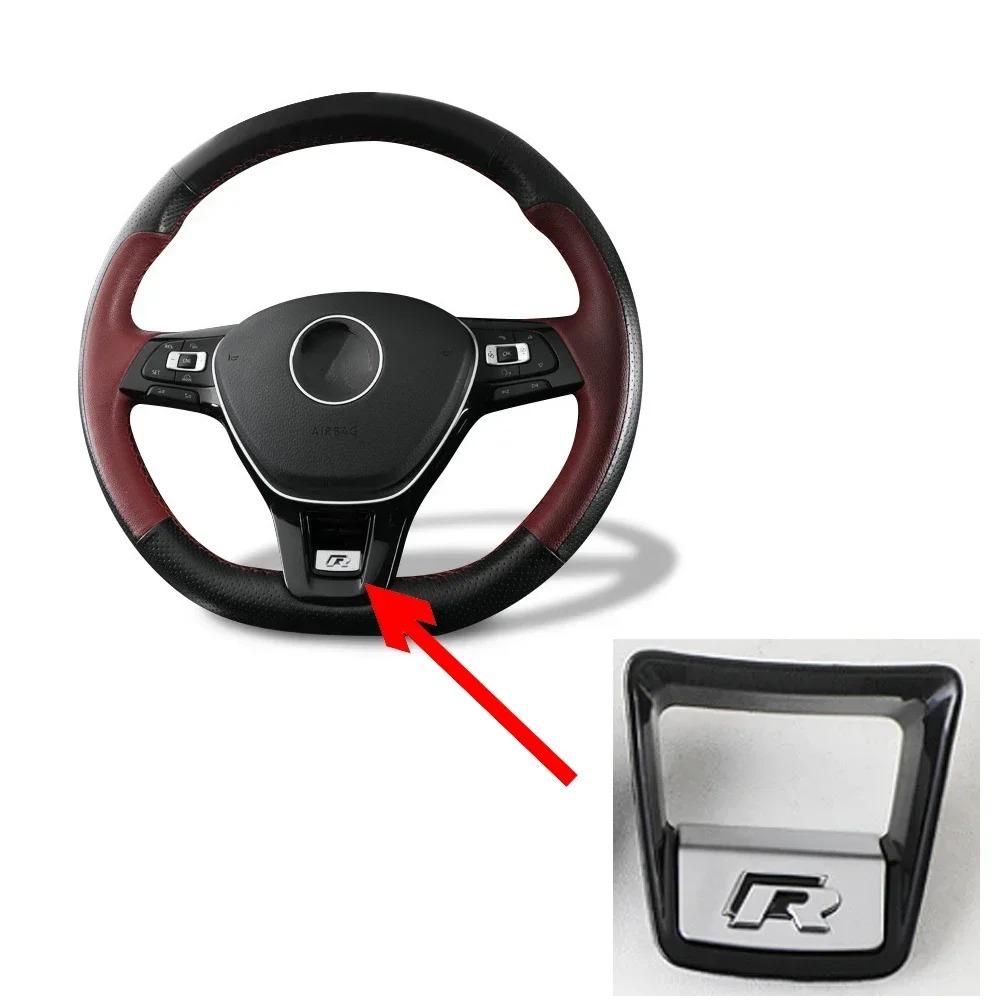 Car Steering Wheel Logo Emblem Sticker Decals for Volkswagen VW Jetta Touran POLO Golf MK4 MK5 MK7 Tiguan Passat TSI TDILP5