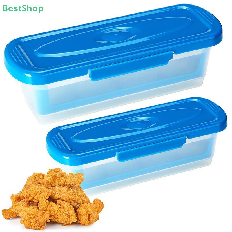 Nested Batter Bowl Set For Fried Chicken,Fried Fish,Onion Rings,Mixing Bowl With Lid With Mixing Tray