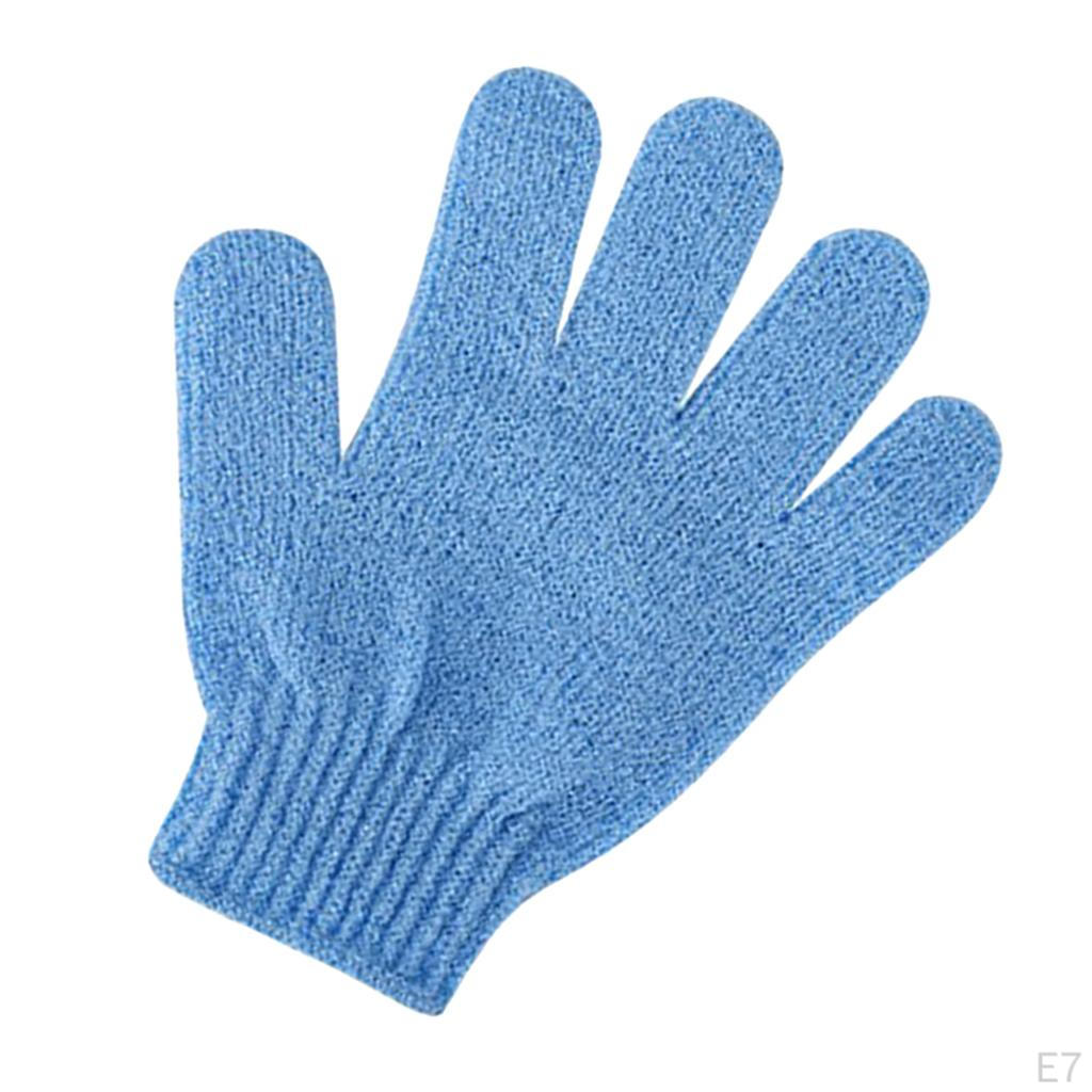 3 Pair Nylon Bath Shower Exfoliating Scrubber Gloves For