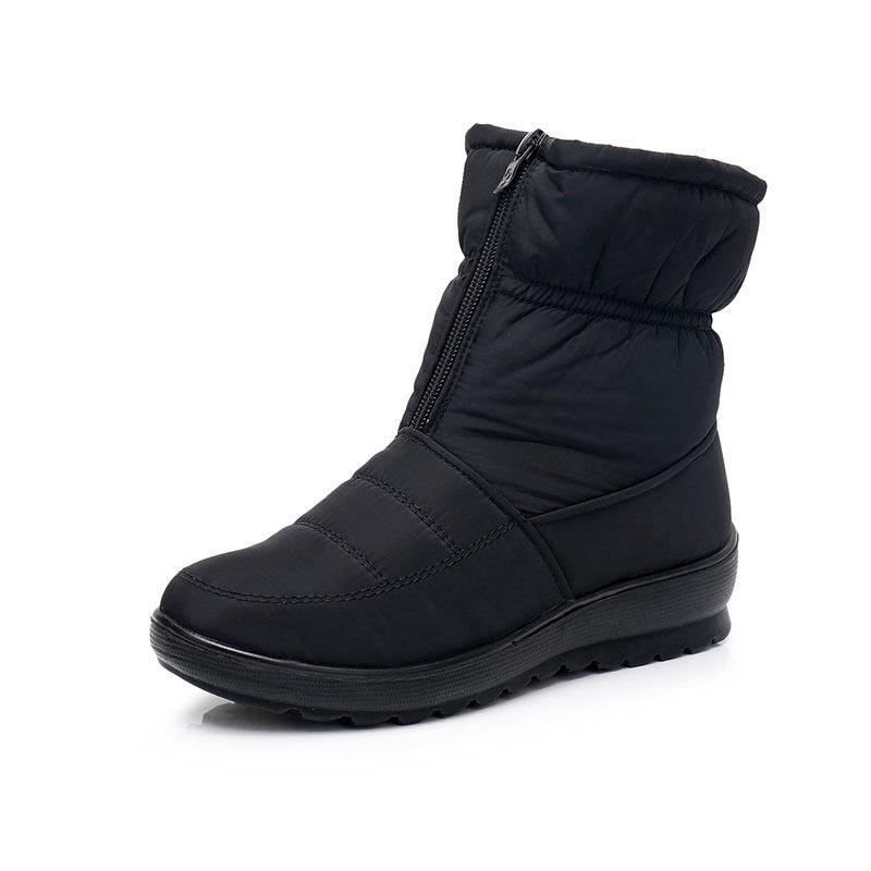 Gemütliche Neue Mode Damen Warme Schneeschuhe Mit Weicher Sohle Und Baumwollfutter Für Den Winter