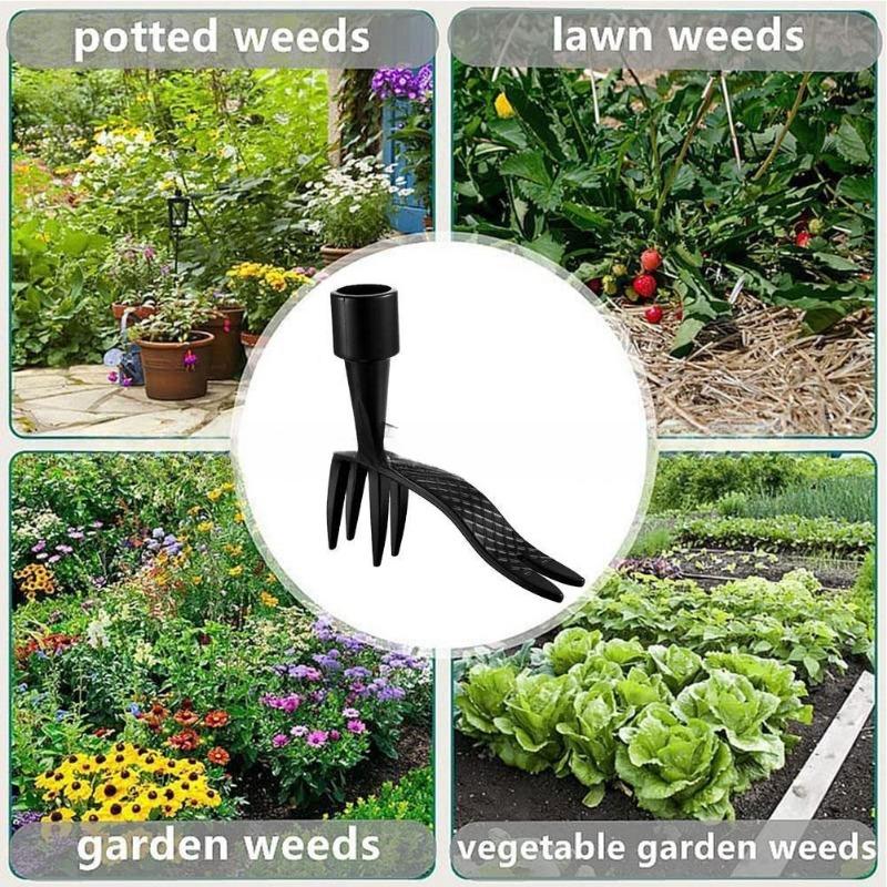 1PC hot-selling vertical weeder tool weeding head, weeding shovel garden stainless steel weeding claw hook tool