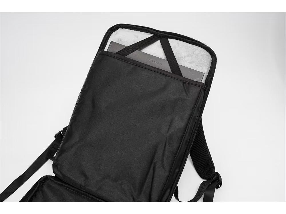 Men's Premium Leather Waterproof Laptop Backpack - Business & Travel