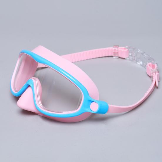 Swim Goggles for Kids Adults No Leaking Anti-Fog Diving Face Guard with Nose