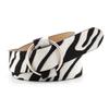 Womens Versatile Wide Noloop Belt In Fashionable Animal Textures For Contemporary Styles Casual