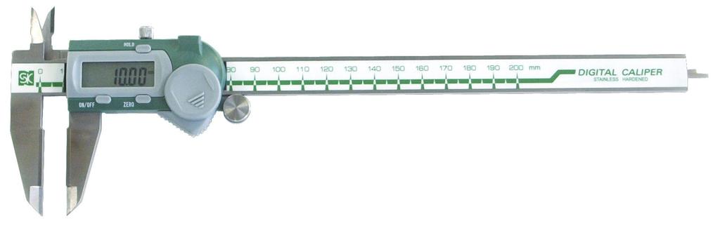Niigata Seiki SK GDCS-200W Carbide-Tip Digital Caliper, 200 mm