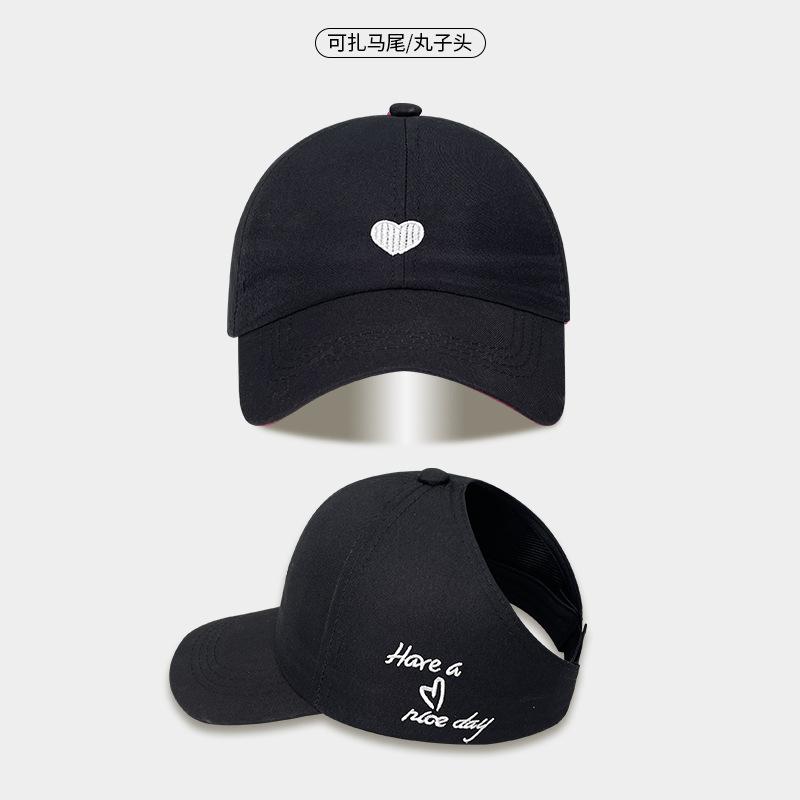 Hat Women'S Summer Outdoor Sports Breathable Shade Empty Top Cap Golf Horsetail Baseball Cap