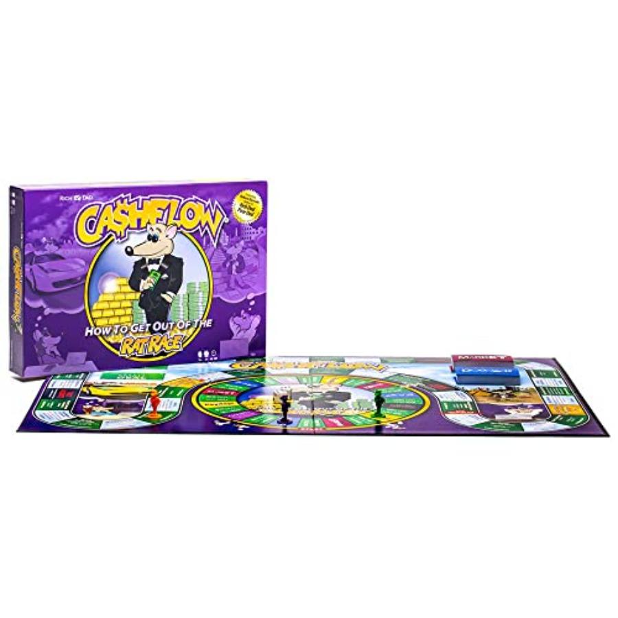 Cashflow How To Get Out of The Rat Race Board Game Set for Adults and Engaging Financial Literacy Learning Experience with Real