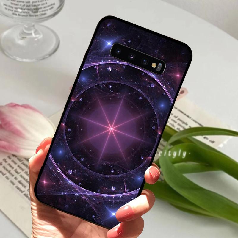 Case For Samsung S10 S10+ S10E Silicone Etui Fashion Painted Soft TPU Coque For Samsung Galaxy S10 S 10 Plus S10E Phone Cover