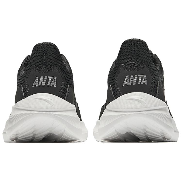 Anta Lightweight Comfortable Shock Absorbing Non-Slip Low-Top Casual Running Shoes Men Sneakers Black 912435559-1