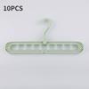 5PCS/10PCS Multi-Functional Nine-Hole Clothes Hanger For Home Storage Closet - Convenient For Folding And Rotating