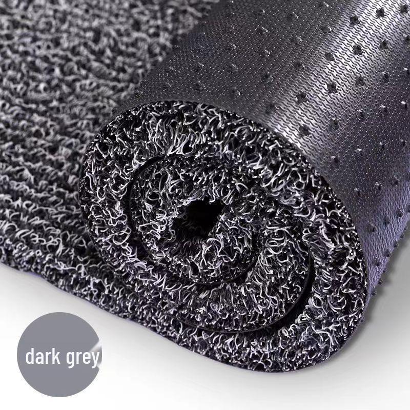 

Two-Tone Dirt-Resistant Entrance Mat: Silk Ring Doormat, Gold-Digging, Cuttable for Household & Commercial Use 1.3mm thickness, 1.2×9 meters