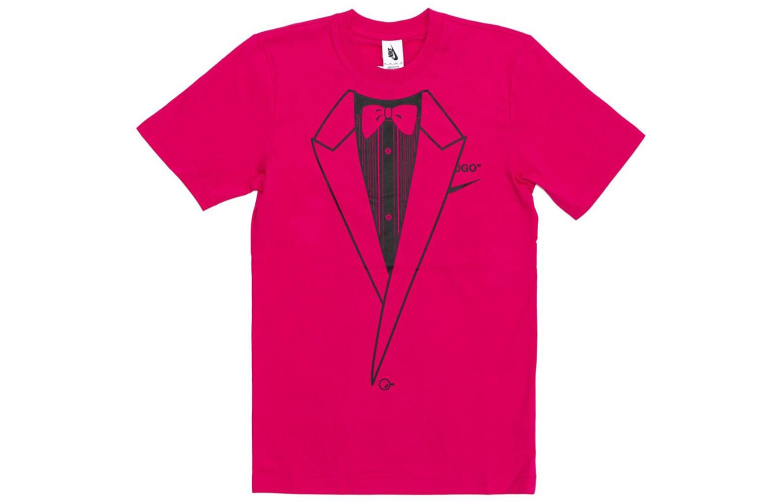 Nike Women s x Off-White NRG A6 Tee  Pink Rush/Black  L