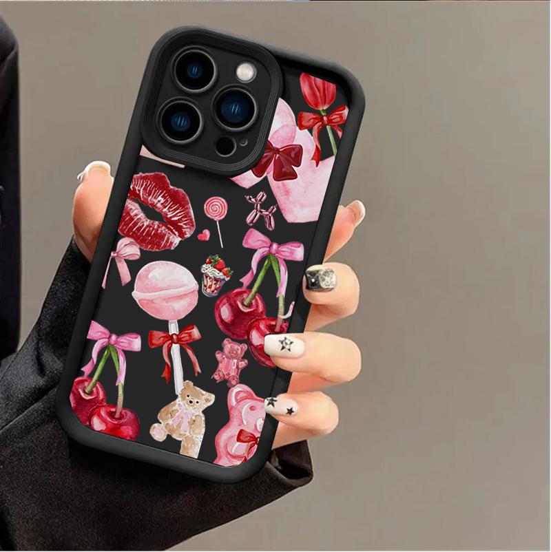 Phone Case For Huawei Honor 400 Pro Magic 7 Lite 6 5 8 Pro 5G 200 X9D X9B X9A X8A X8B X7A X7B X6A X8C X9 X8 Lips Kiss Print Honor 200