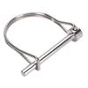 Safety Coupler Pin 316 Stainless Steel D Type Shaft Locking Pin for Table Saw Truck Boat Trailer