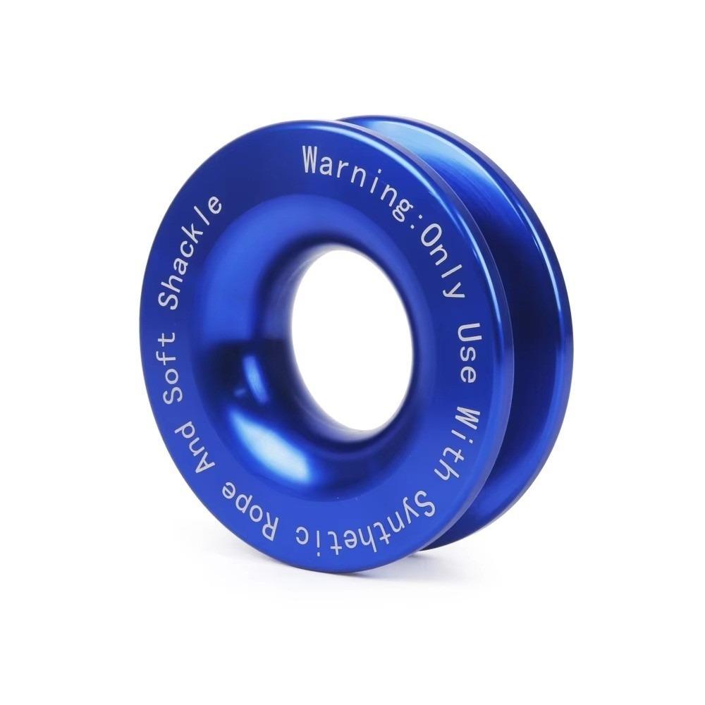 41000lbs Break Strength Rope Retention Pulley Soft Shackle Recovery Ring Off-Road Vehicle Recovery
