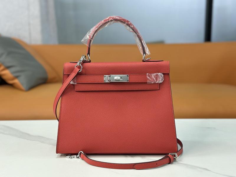 26 New Genuine Leather Women's Bag Palm Pattern Mini 22CM25 Silver Buckle Handbag Single Shoulder Diagonal Cross-border
