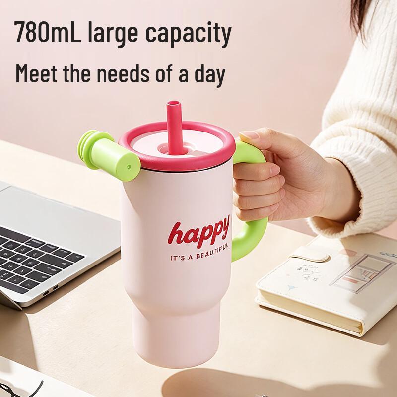 Juntian High-Quality Stainless Steel Straw Tumbler