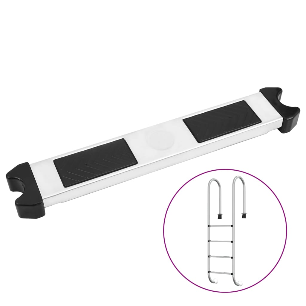 Replacement Step for Pool Ladder 50 x 9 x 3.5 cm Stainless Steel 304