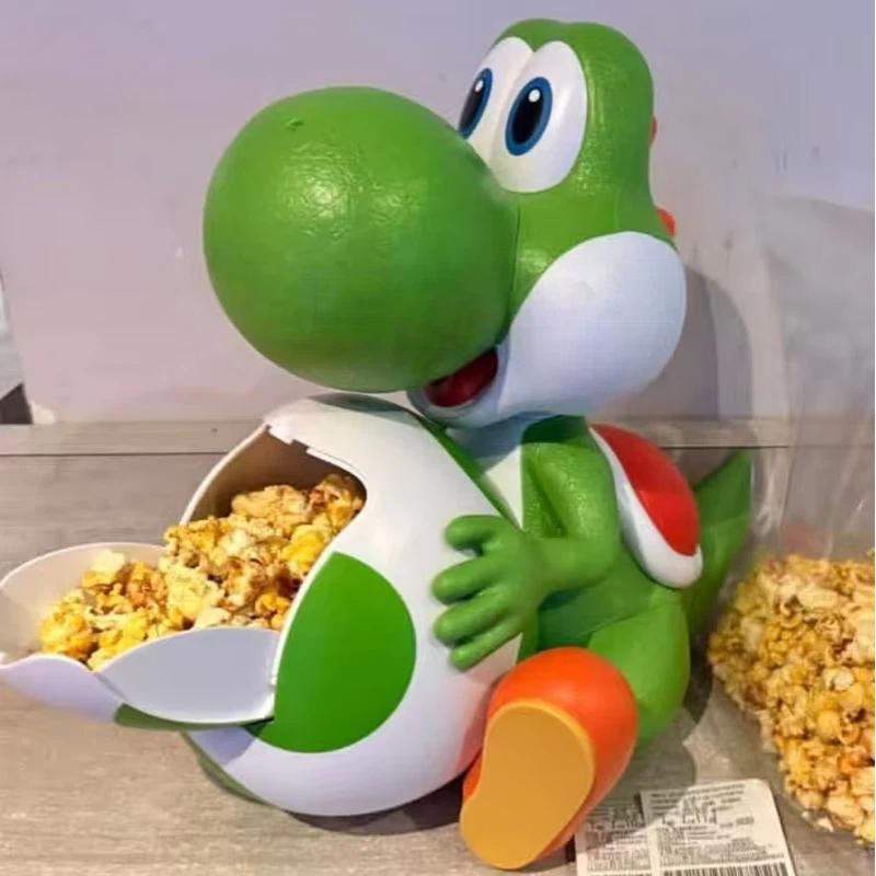 High Quality Version Popcorn Bucket Anime Figure Dinosaur And Star Model Storage Container Figure Candy Jar Collectible Toy Gift