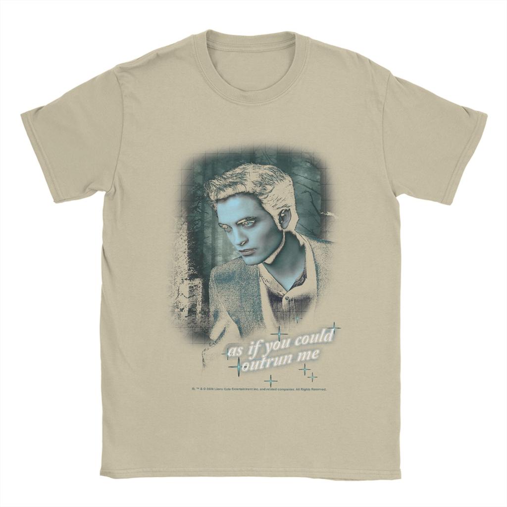 Twilight Edward As If You Could Outrun Me Forest Scene Movie TShirt Summer T Shirts Cotton Harajuku Tee Shirt For Unisex Tees