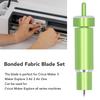 Bonded Fabric Blade Set Sharply 60 Degree Fabric Fine Point Cutting Blade with Sturdy Housing for Cricut Maker Explore