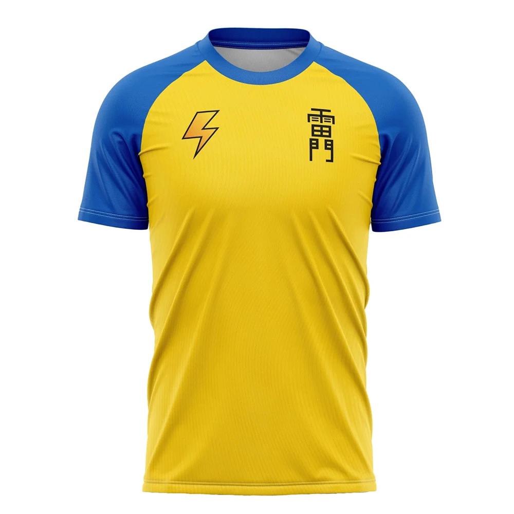 Unisex Streetwear Inazuma Eleven Fußball T-Shirt Kurzarm Locker Lässig Mode Sommer Grafikdruck T-Shirts Herren