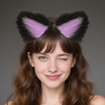 Plüsch Katzenohren Stirnband Strapazierfähiges Metall Haarband Vielseitiges Design Haarreif Cosplay Requisiten Haaraccessoire