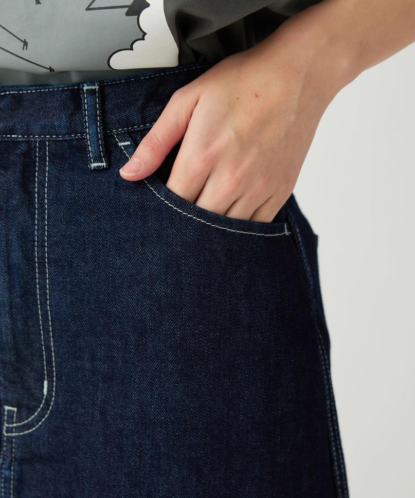 Snow Peak TAKIBI Denim Skirt Indigo 2 SK-25AW003 Women's