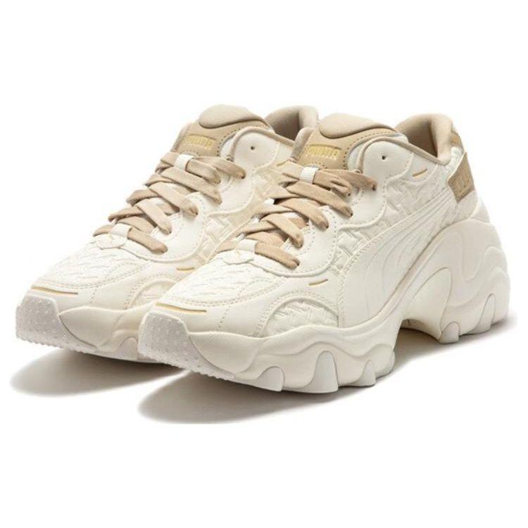 Puma  Pulsar Wedge Deboss - Pristine Women Sneakers Cream Prairie-Tan 396449-01