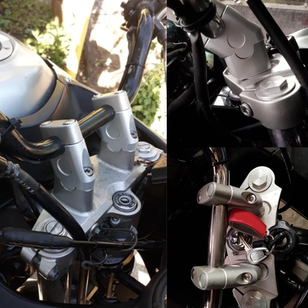 22mm Universal Motorcykelhandtag Styrhöjare Styrklämma Bakåtflyttad Monteringsadapter Styrhöjarfäste Styrhöjarklämma