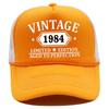 New Mesh Cap Vintage Outdoor Shade Baseball Cap European and American Hip Hop Men's and Women's Printed Truck Hat