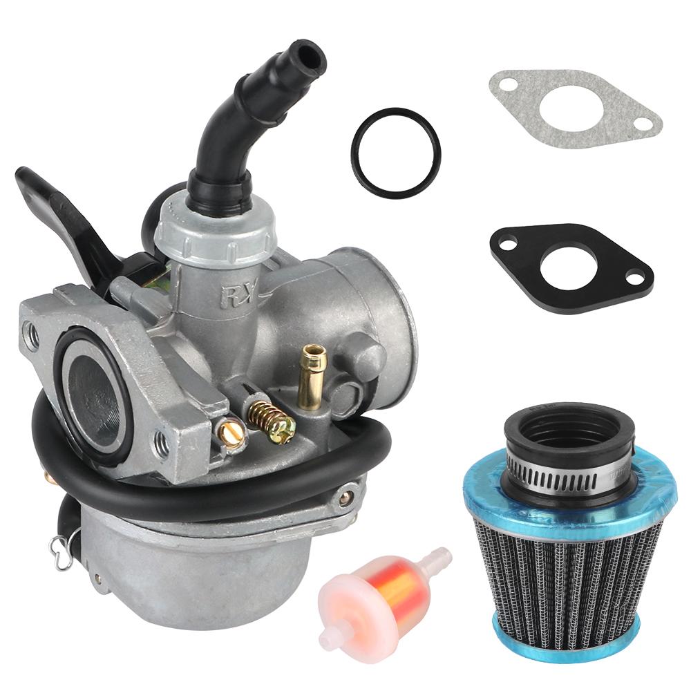With 35mm Air Filter PZ19 Carburetor For 50cc 70cc 80cc 90cc 110cc 125cc ATV Dirt Pit Bike Fuel Filter 19mm Carb
