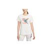 New Nike T Shirt Women's Sail White FB8096-133