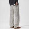 Corduroy men's pants spring and autumn high-end American retro boys wear ruffian handsome high-end men's casual trousers