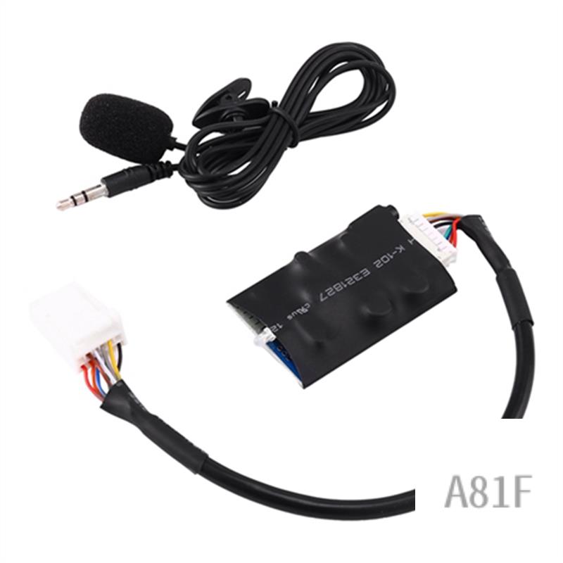 

Автомобильный аудиоадаптер Bluetooth AUX-кабель Микрофон Громкая связь Музыкальный интерфейс Блок для дисков Для Toyota Camry Corolla RAV4