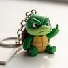 Middle Finger Animal Keychain Wolf Cow Pig Tiger Elephant Shape
