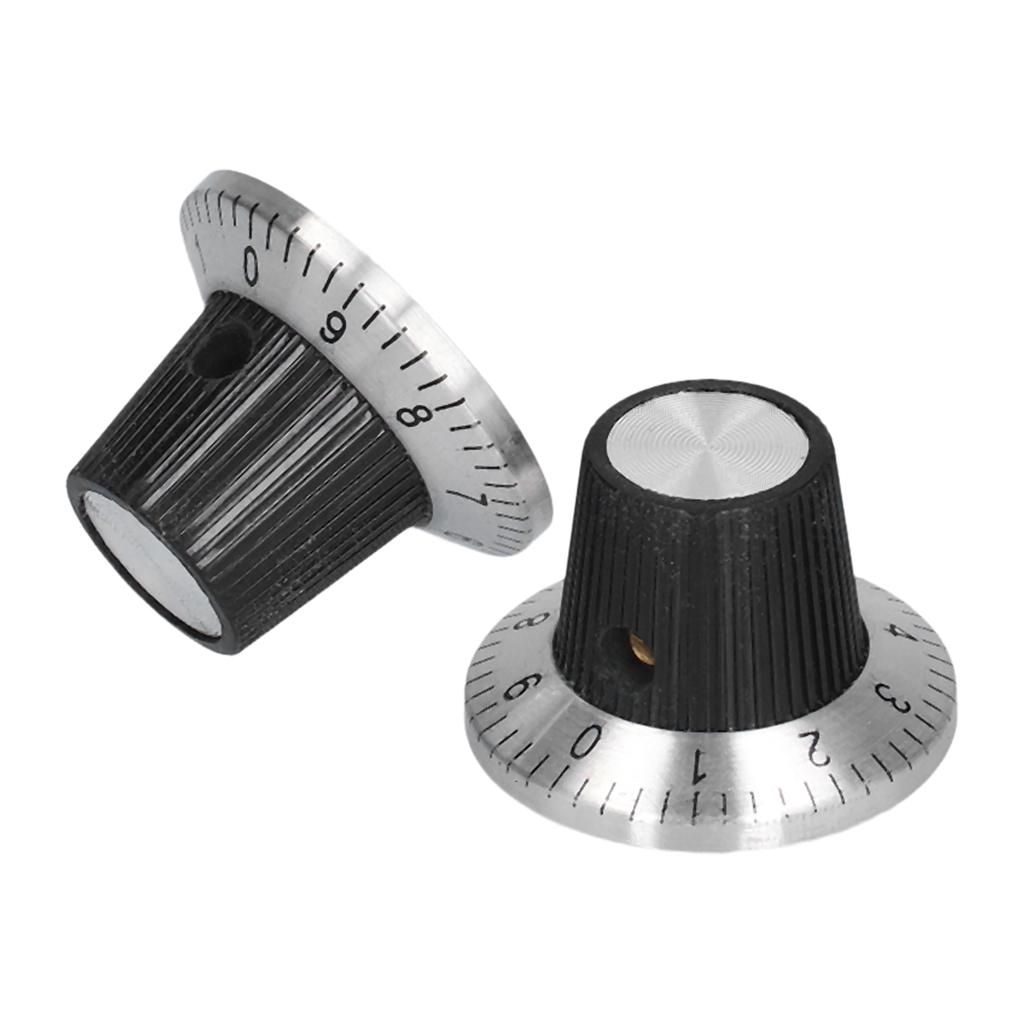 50Pcs Potentiometer Dial Knob Plastic Control Knobs Caps Replacement with 6mm Shaft BEMC1