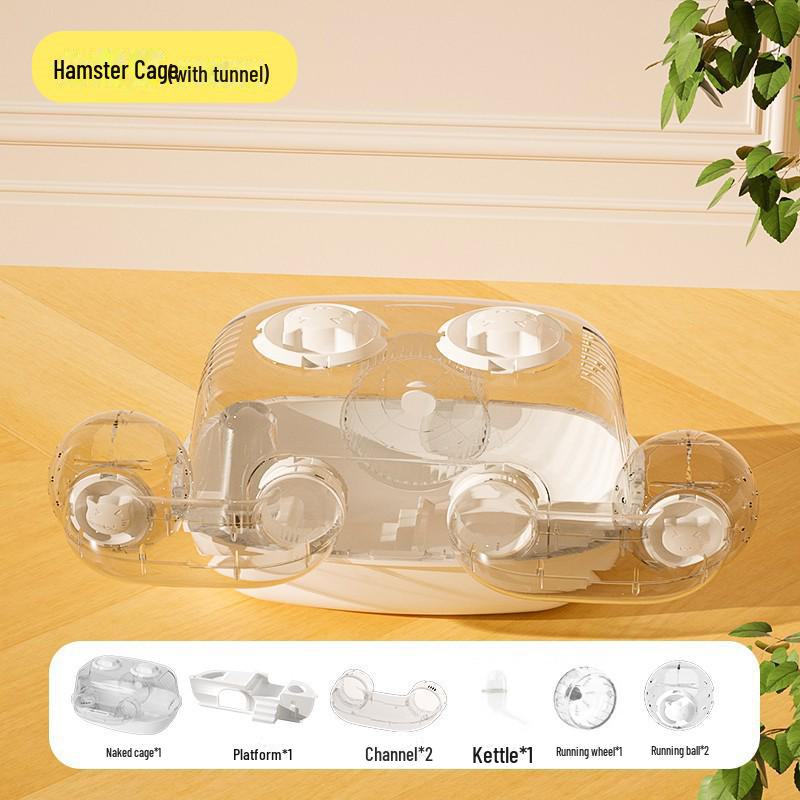 Golden Bear Hamstertunnel: DIY-Röhrenmodul für Käfige und Landschaftsbau